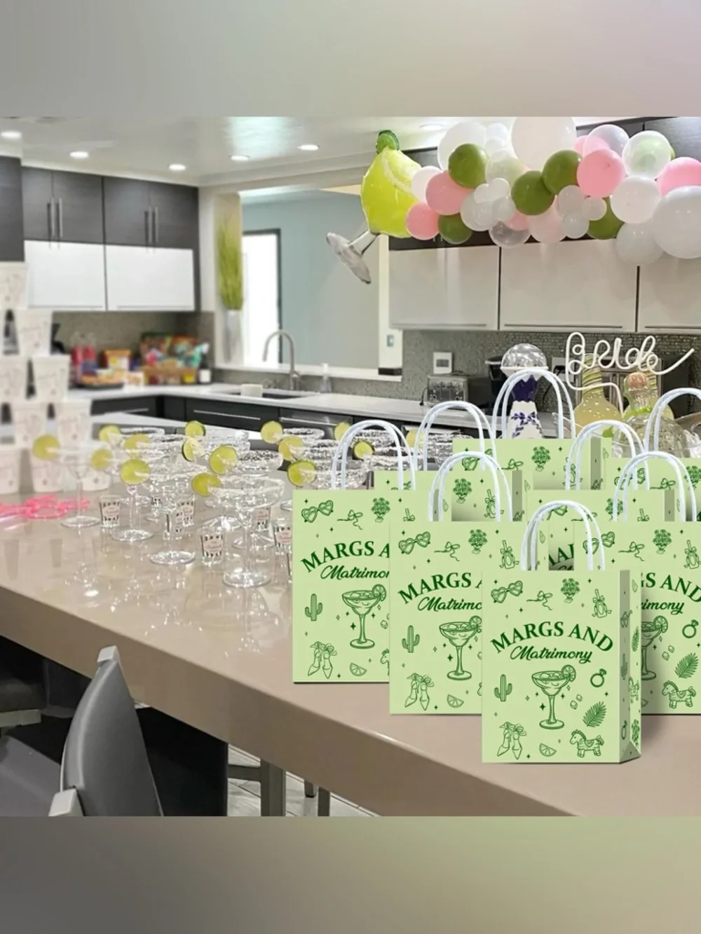 Margs and Matrimony Goodie Bags with Handles